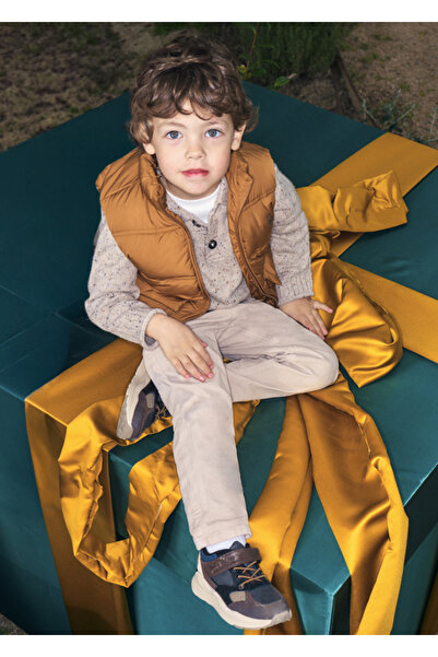 MAYORAL Boy's Velvet Trousers Dark Topo 0571