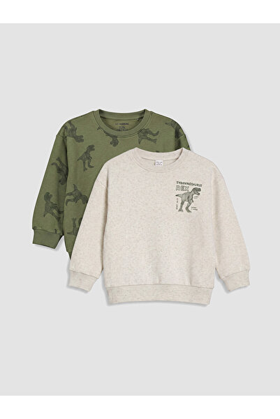 LC Waikiki I Dinosaur Printed Boys' Sweatshirt 2-Pack from Freezen Store