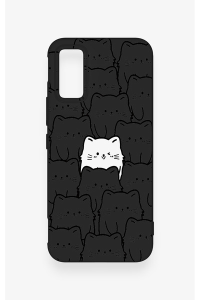 Vip Case İnfinix Gt 30 Pro Uyumlu Many Cats Desenli Silikon Kılıf