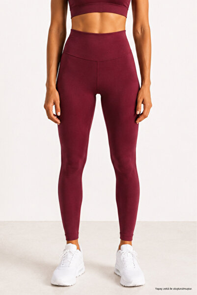WILD BEE Women's Tile High Waist Slimming Stretchy Leggings