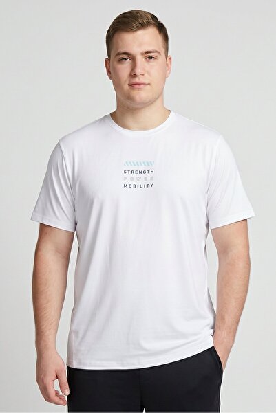 Anta Men Regular Fit Short Sleeve Training T-Shirt, White