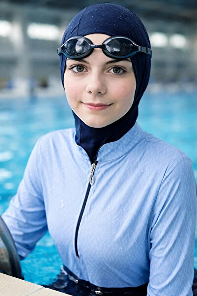 TESMAY Garson Full Covered Hijab Swimsuit - 27108-26 - Black