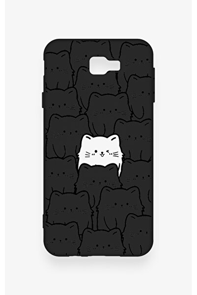 Vip Case Samsung J7 Prime Uyumlu Many Cats Desenli Silikon Kılıf