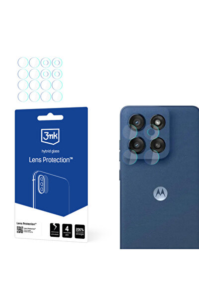 3MK Protecție lentilă din sticlă securizată pentru cameră, pentru Motorola Ed...
