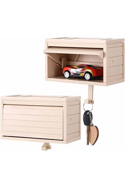 Arabest Garage Key Hook and Door Key Wall Hook,3D Wooden Key Holder for Car E...