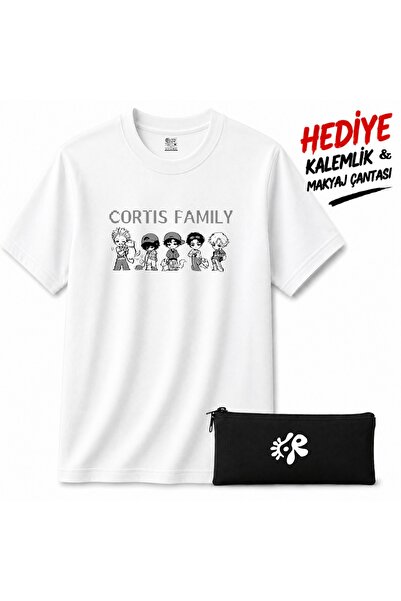 barsdepo CORTIS Baskılı Tişört, PREMIUM Kalite Unisex Çocuk / Yetişkin (KALEM...