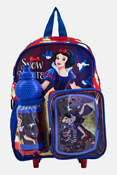 Disney Toddlers Girl Princess Snow White 3 In 1 Graphic Print Trolley Bag, Mu...