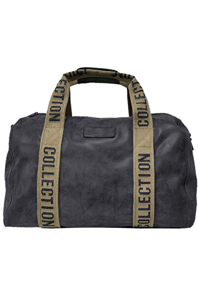 GIFT-ME.GR Μικρό τσαντάκι ταξιδίου unisex, χιαστί/χειρός, σκούρο γκρι
