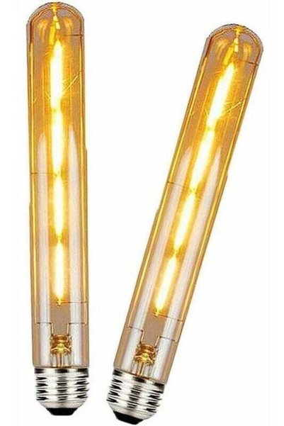 Morvena Picks Tub LED T30 - bază lampă E27 - lumină albă caldă - 2300K - 4W -...