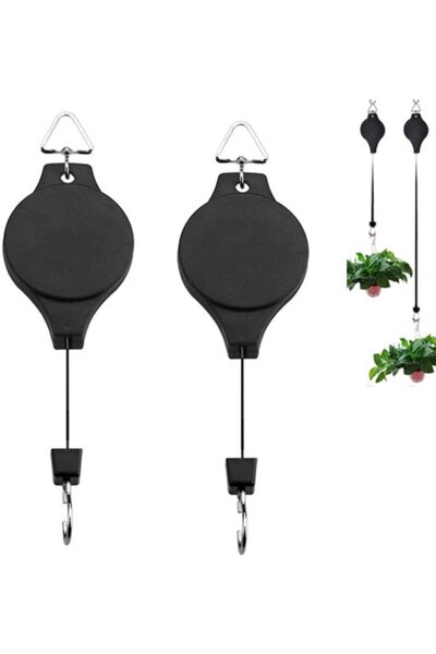 Morvena Picks Pachet de 2 suporturi extensibile pentru plante și păsări, regl...