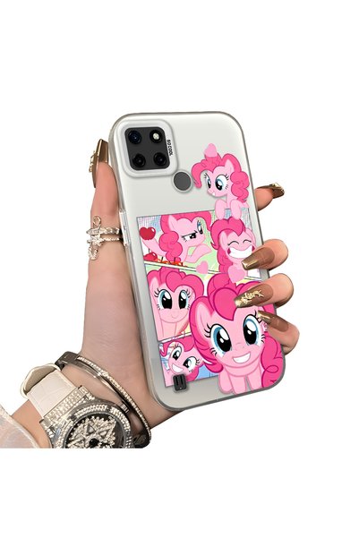 ucuc Realme C21Y/C25Y Compatible Pinkie Pie Multiple Facial Expression Printe...
