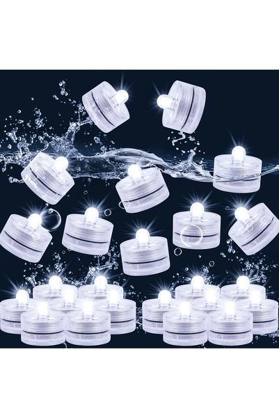 Morvena Picks 24 luminițe submersibile cu LED - Iluminat subacvatic pentru ia...