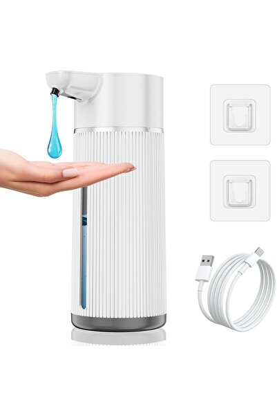 Morvena Picks Dozator de săpun fără contact, 14,20 oz/420 ml pentru baie și b...