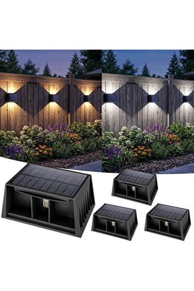 Morvena Picks Spot LED solar pentru exterior cu senzor de mișcare, 100 margel...