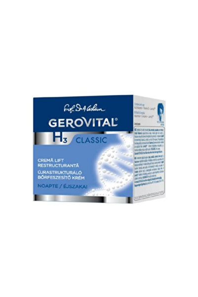 GEROVITAL Cremă Lift Restructurantă de Noapte - H3 Classic Cremă Lift Restruc...