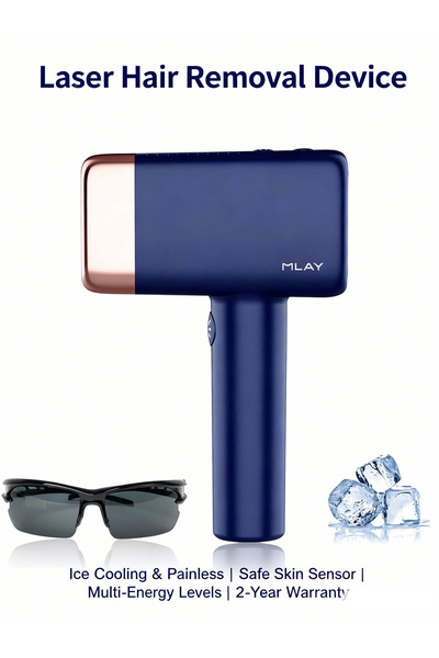 Mlay T14 Painless Ice Compress Laser Hair Removal Device, 500,000 Flashes Epi...