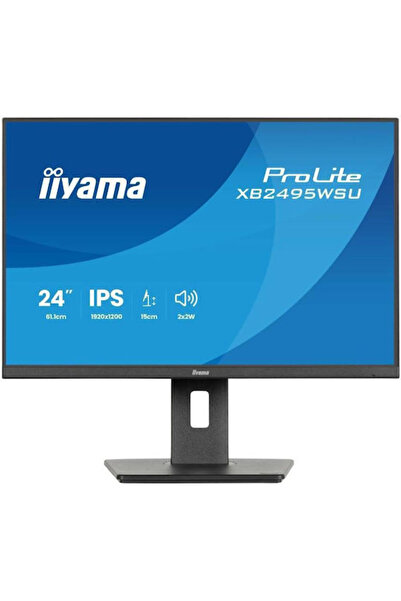IIYAMA ProLite XB2495WSU-B1 Οθόνη IPS 24.1 " FHD 1920x1200 με χρόνο απόκρισης...