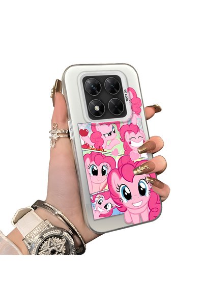 ucuc حافظة لهاتف شاومي بوكو X7 متوافقة مع Pinkie Pie متعددة الوجوه مطبوعة بتص...