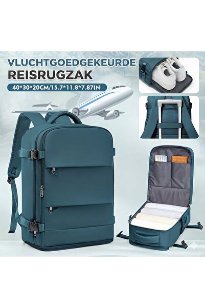 Morvena Picks Rucsac de voiaj Bagaj de mana 40x30x20 cm - Potrivit pentru Rya...
