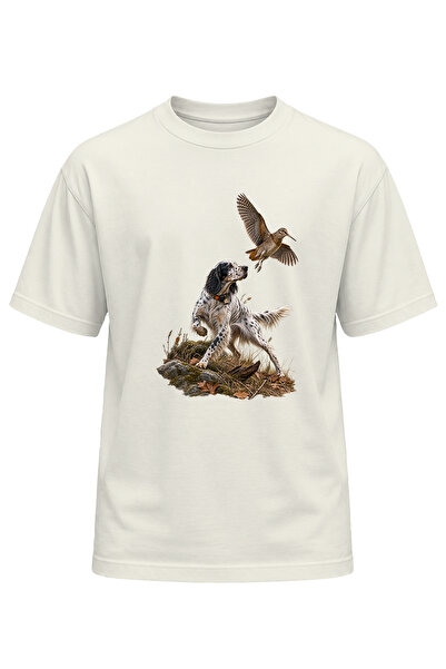 remonz Tricou Premium imprimat cu ilustrație Nature Camping Çulluk Setter