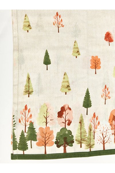 LC Waikiki Lcw Home Mixed Wood Patterned Tablecloth 150X200 cm