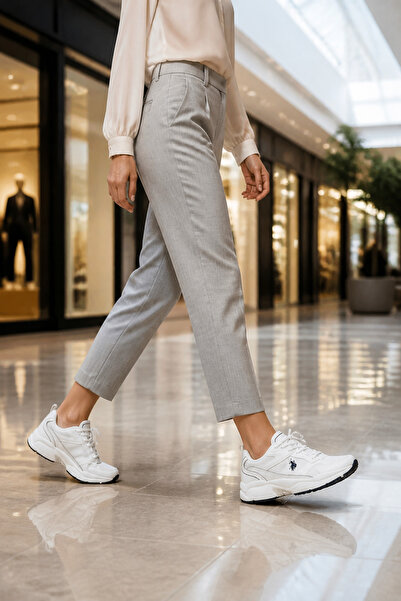 U.S. Polo Assn. Kz-2134 White Women's Daily Sneaker Comfort Casual Anatomical...
