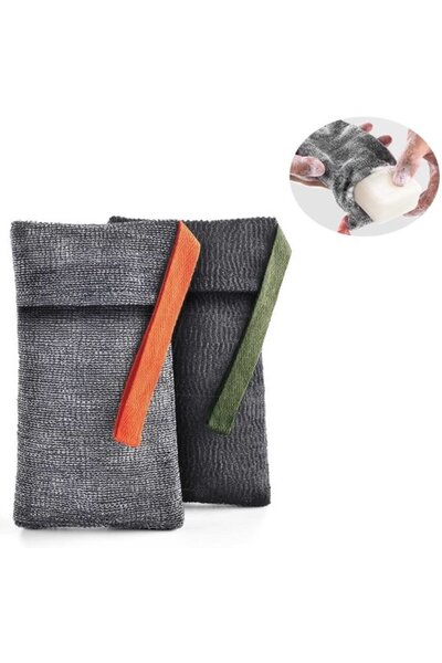 Morvena Picks Saci de sapun rezistenti, Anti-mucegai, Exfoliant, Sapun cu spu...