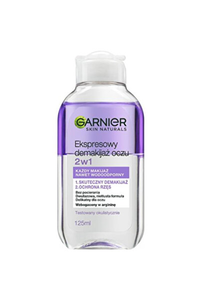 Garnier Apa Micelara Bifazica 2 in 1 cu Arginina - Eye Make-up Remover, 125 ml