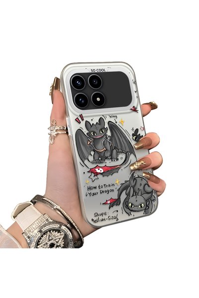 ucuc Xiaomi Poco F8 Pro 5g Compatible Hard Acrylic Back Silicone Edge Lens Pr...