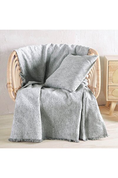 rythmos Throw Fidel Grey Τετραθέσιο 180x330 cm