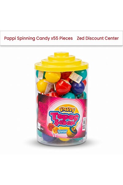 pappi Spinnig Candy x55 Bucăți