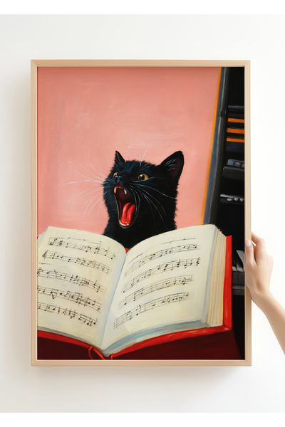 AHC Poster Club Müzik / Kedi / Köpek Koleksiyonu - Çerçevesiz Poster