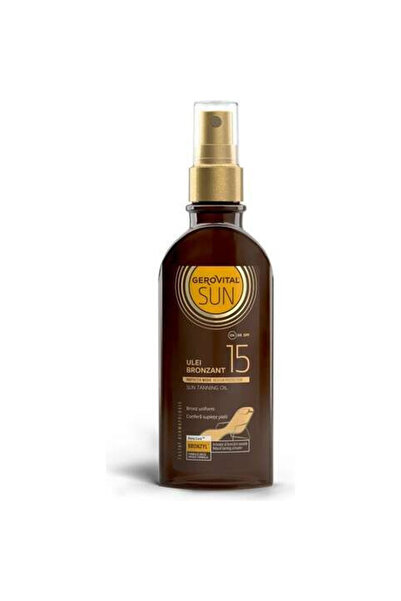 Gerovital Sun Ulei de bronzat SPF 15, 150 ml
