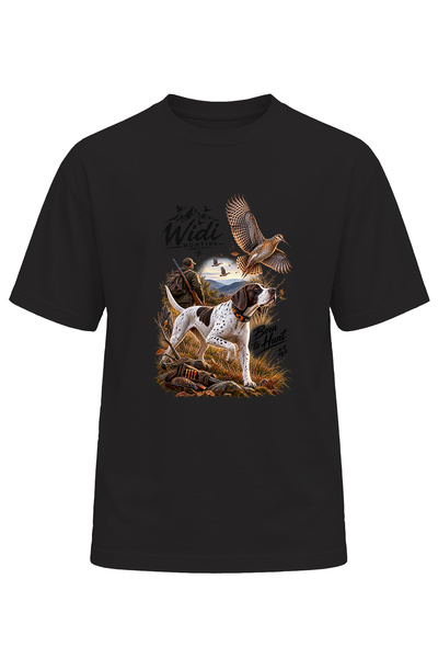 remonz Widi Collection Premium Hunting Pointer Printed Nature T-Shirt