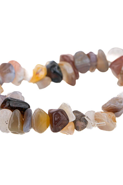Zeynep Büyükbay Broken Bosvana Agate Natural Stone Bracelet