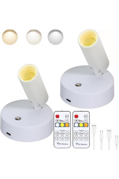 Morvena Picks Aplique cu LED fără fir - Iluminare interioară reîncărcabilă, l...