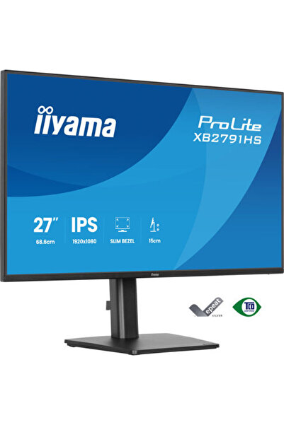 IIYAMA XB2791HS-B1 Οθόνη IPS 27 " FHD 1920x1080 με χρόνο απόκρισης 1ms GTG