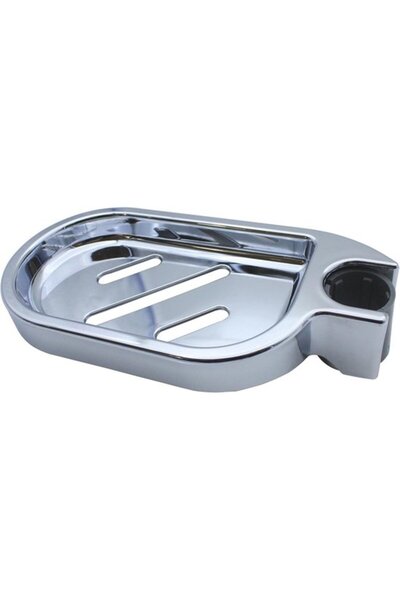 Morvena Picks Set 2 suporturi pentru sapun de dus pentru tija de 22 mm, cu cl...