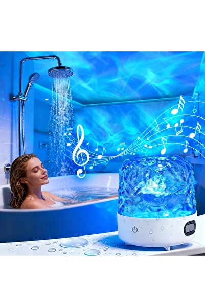 Morvena Picks Lumină de duș rezistentă la apă cu difuzor Bluetooth și zgomot ...