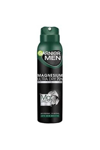 Garnier Deodorant Antiperspirant Spray - Bărbați Magneziu Ultra Uscat 72h, 15...
