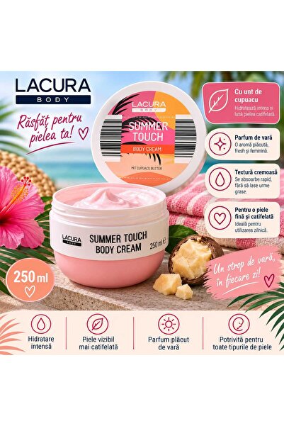LACURA Bodysuit Summer Touch body cream – 250 ml