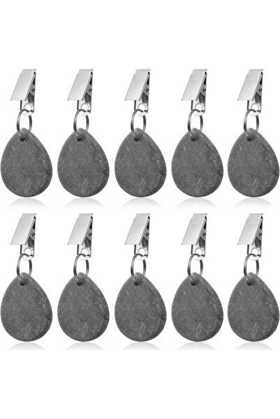Morvena Picks Cleme pentru față de masă - pachet de 10 - Mărimea M (6 x 4 x 1...