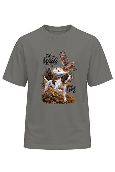 WİDİ Collection Premium Hunting Pointer Printed Outdoor T-Shirt