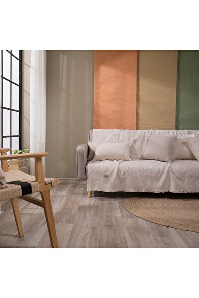 Teoran Throw Varese 01 Ecru Τριθέσιο 180x300 cm