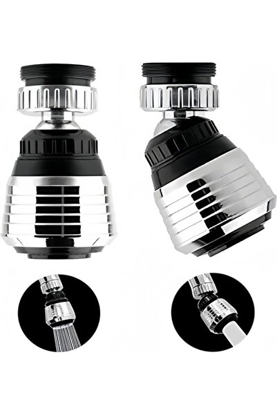 Morvena Picks 2 guri de robinet pivotante la 360° - Filtru de pulverizare de ...