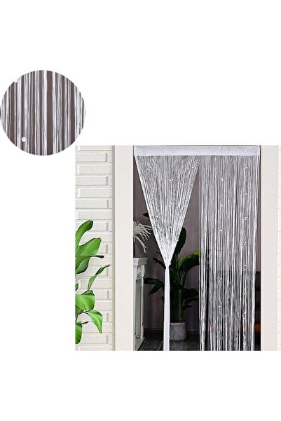 Morvena Picks 100x200 cm cu ciucuri și mărgele insecticat perdea pentru uși ș...
