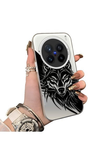ucuc Vivo X200 Pro Compatible Hard Acrylic Back Silicone Edge Lens Protection...