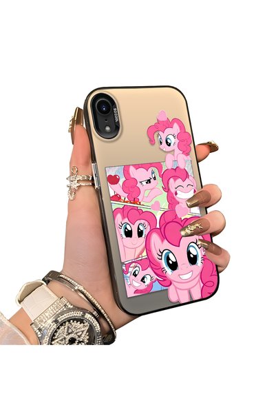 ucuc iPhone Xr Compatible Pinkie Pie Multiple Face Expression Printed Hard Ac...