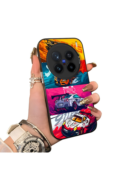 ucuc Stylish Case for Vivo X200 Pro Gtr Racing Car Theme Hard Acrylic Back So...