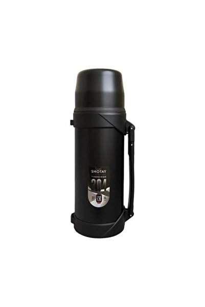 Shotay ADVENTURE ÇELİK TERMOS SİYAH 1200 ML.